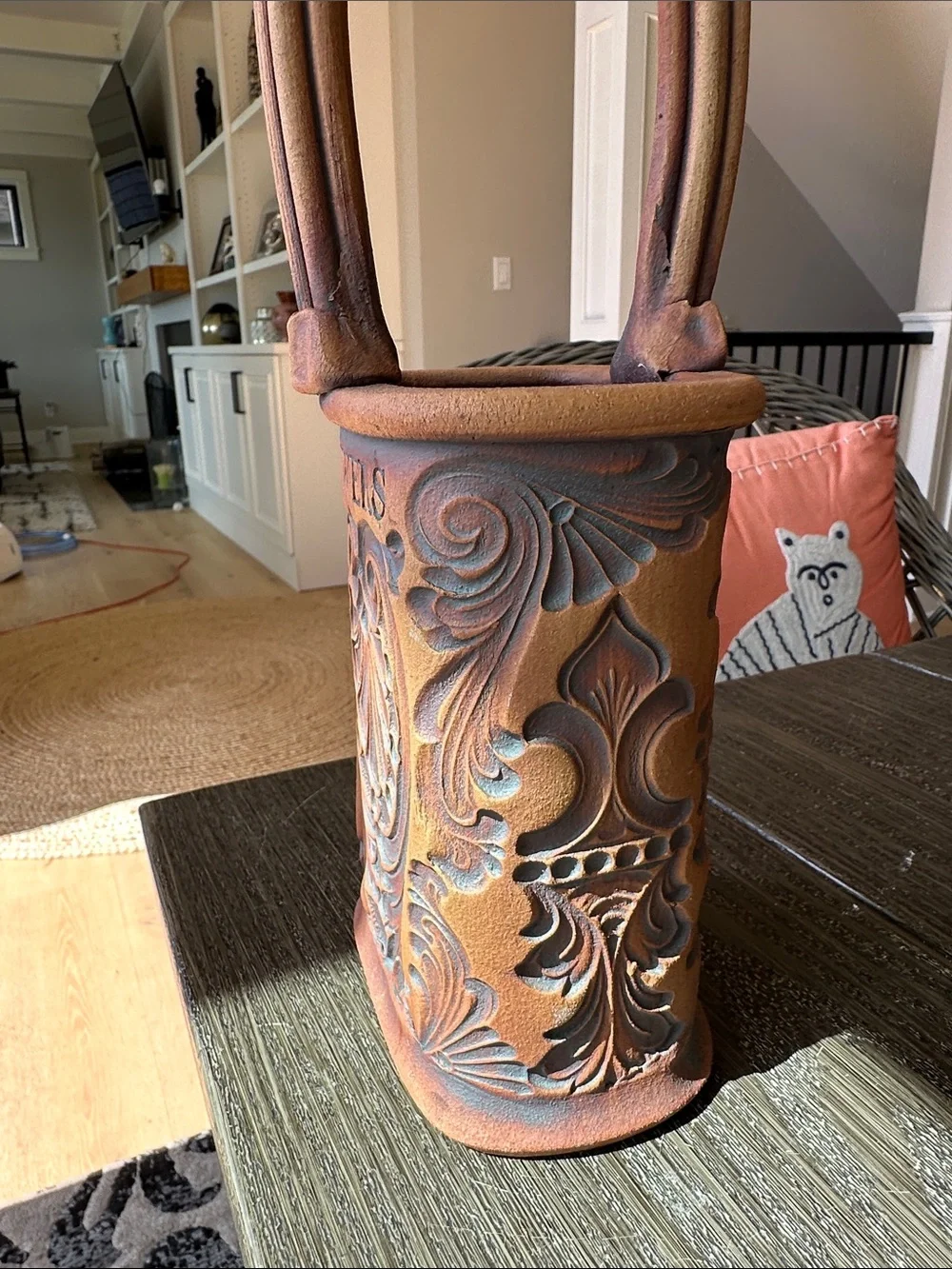 Frohreich Barn Bucket Red Clay Oregon 13x4.5 excellent and fun